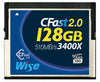 Wise CFA-1280 128GB CFast 2.0 Memory Card - Coremicro