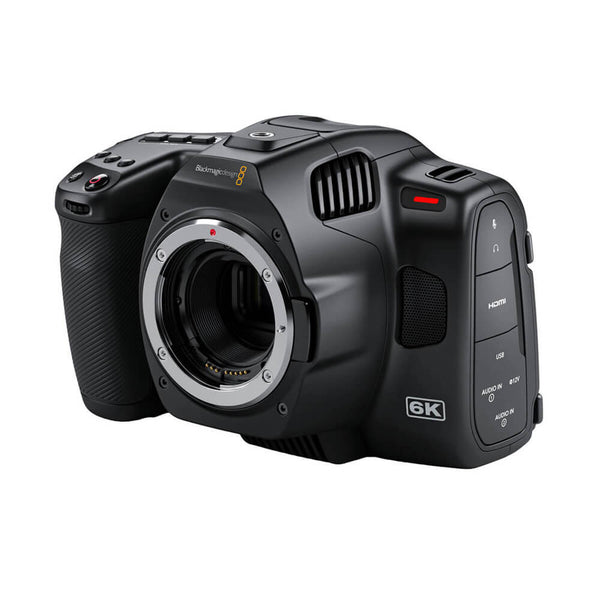 Blackmagic Design Pocket Cinema Camera 6K Pro with large screen and professional controls, ideal for high-quality filmmaking. – image 1