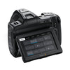 Blackmagic Design Pocket Cinema Camera 6K Pro with large screen and professional features for high-quality filmmaking.