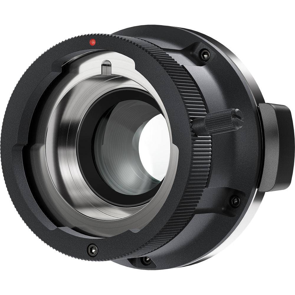 Blackmagic Design URSA Mini Pro B4 Mount lens mount for professional cinema cameras, shown on a camera setup. – image 1
