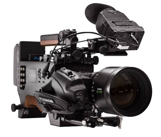 AJA CION 4K UHD video camera with professional lens and controls, designed for high-quality production filming. – image 4