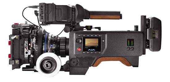 AJA CION 4K UHD professional video camera with large lens and ergonomic design for high-quality production filming. – image 2