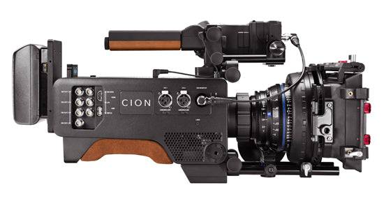 AJA CION 4K UHD production camera with professional video recording and adjustable lens, ideal for high-quality filmmaking. – image 5
