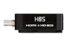 Atomos Connect Battery Converter H2S HDMI to SDI video converter showing side view with ports and connectors