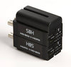 Atomos Connect Battery Converter S2H SDI to HDMI video converter showing connection ports and compact design.