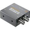 Blackmagic Design Micro Converter SDI to HDMI 3G bi-directional video converter without power supply, shown from the top view