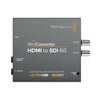 Blackmagic Design Mini Converter HDMI to SDI 6G Ultra HD video converter front view showing input and output ports