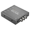 Blackmagic Design Mini Converter SDI to Audio video converter with SDI and audio ports, compact device for professional video signal conversion.