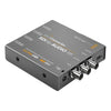 Blackmagic Design Mini Converter SDI to Audio 4K video converter with input and output ports on the front panel.