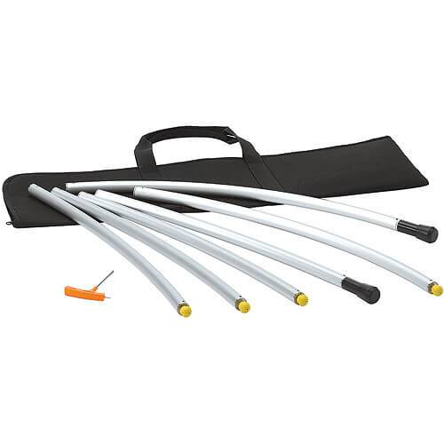 Libec CR-90 curved track rail for video cameras with carrying case, ideal for smooth camera movement and professional filming. – image 1