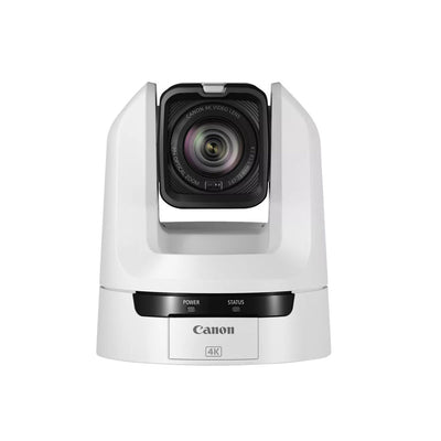 Canon CR-N100 20x Zoom 4K NDI|HX PTZ Camera (White)