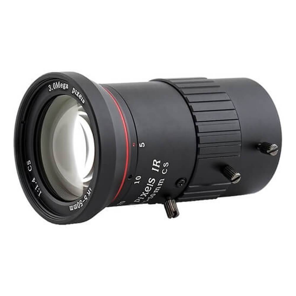 AIDA Imaging HD Varifocal 5.0-50mm Manual Iris CS Mount Lens - Coremicro – image 2