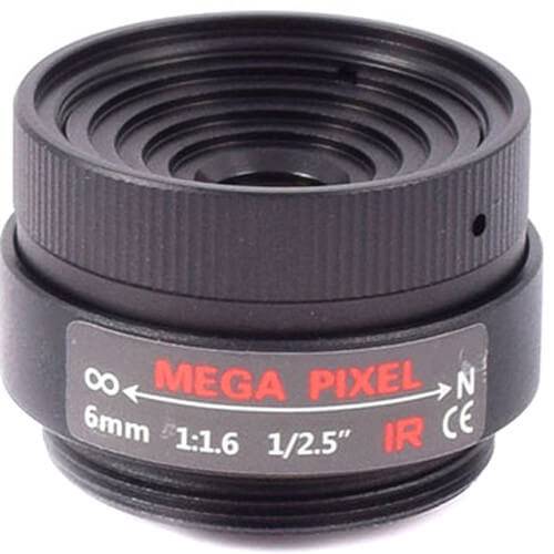 AIDA Imaging CS Mount 6mm Fixed Focal Mega-Pixel Lens - Coremicro – image 1