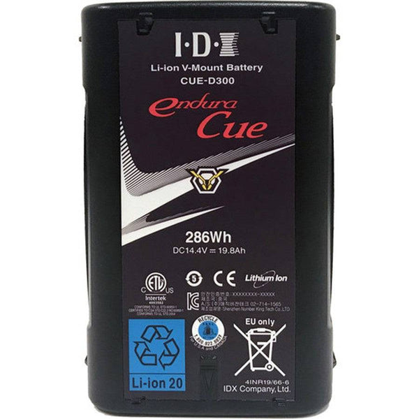 IDX System Technology CUE-D300 286Wh V-Mount High-Capacity Li-Ion Battery with 5-LED Indicator - Coremicro – image 2