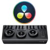 Blackmagic Design DaVinci Resolve Micro Panel editing controller with Studio license, featuring professional knobs and control surface.