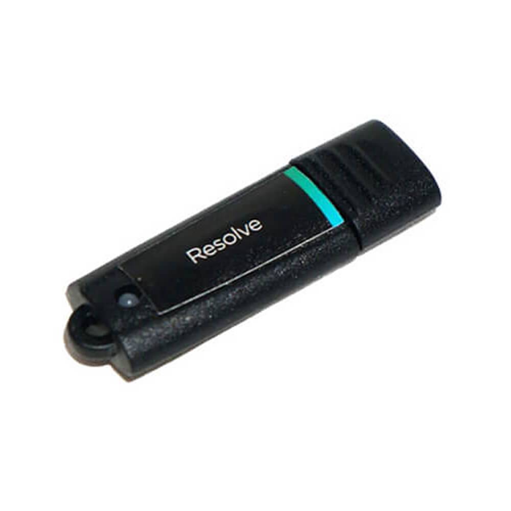 Blackmagic Design Davinci Resolve Studio USB dongle for video editing software, shown in the image. – image 1