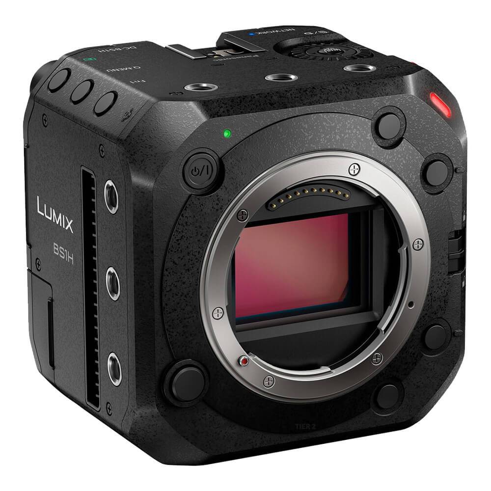 Panasonic Lumix BS1H 4K box-style mirrorless cinema camera with professional digital camera features and compact design. – image 1