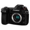 Panasonic Lumix DC-G9 mirrorless digital camera body only, showing front view with lens mount and grip for high-quality photography