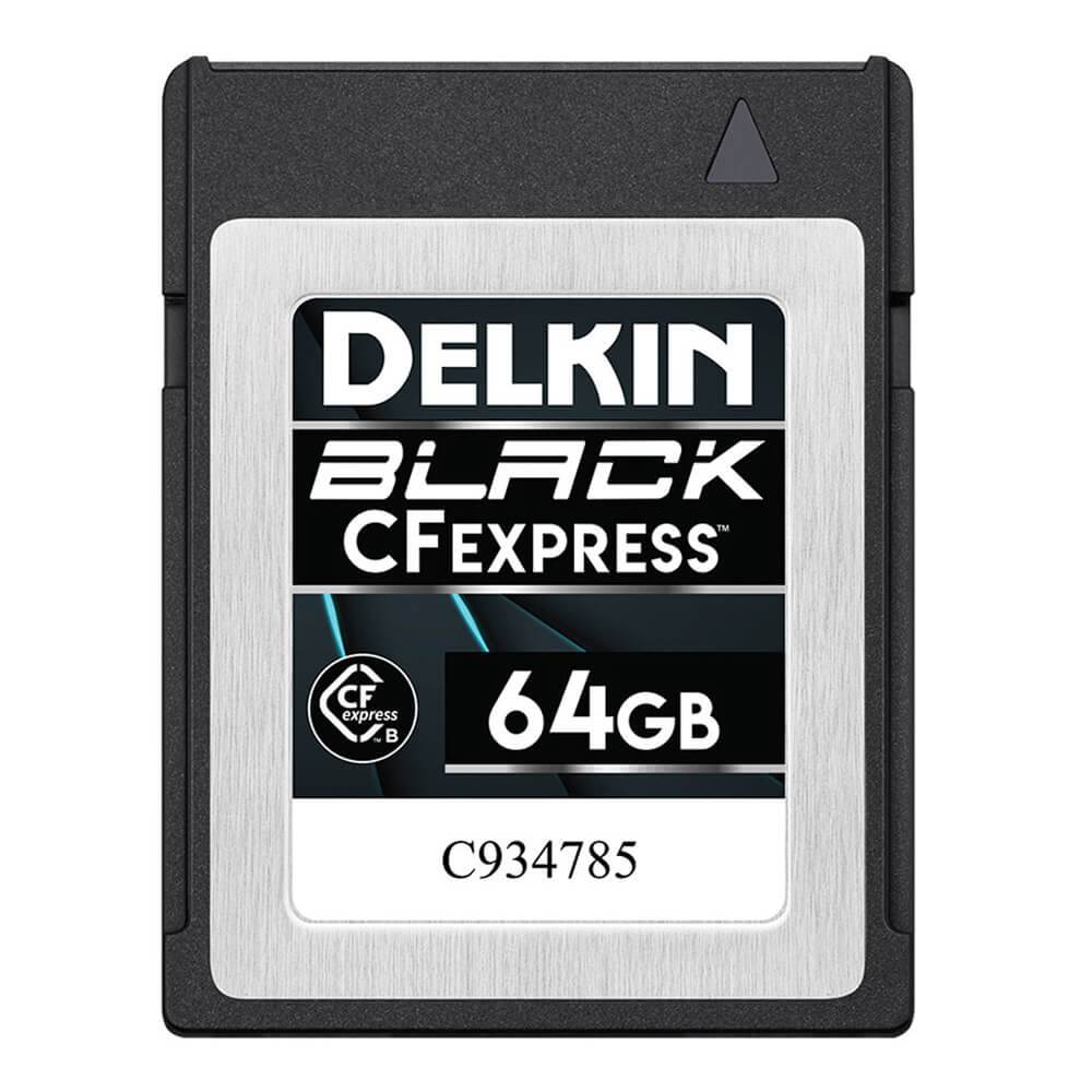 Delkin Devices 64GB BLACK CFexpress Type B Memory Card - Coremicro – image 1