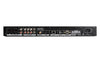 Denon DN-500BDMKII professional rackmount Blu-ray disc and media player with rear panel connections and ports.