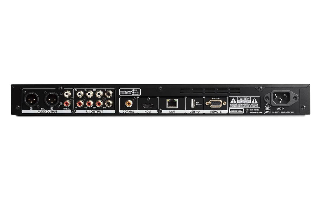 Denon DN-500BDMKII professional rackmount Blu-ray disc and media player with rear panel connections and ports. – image 2