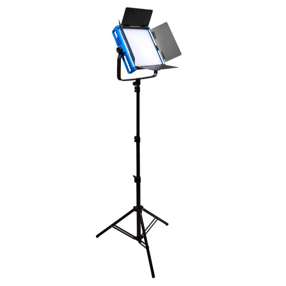 Dracast Kala Plus Series LED1000 Bi-Color Panel Light for production, showing adjustable lighting panel with controls and mounting bracket. – image 1