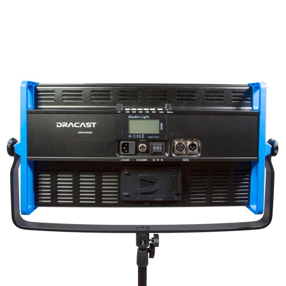 Dracast Kala Plus Series LED2000 Bi-Color Panel Light for professional production equipment, showing adjustable brightness and color controls. – image 6