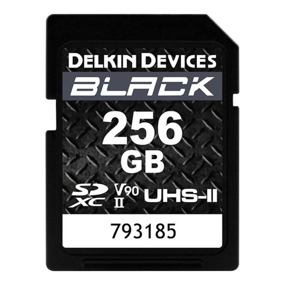 Delkin Devices 256GB BLACK UHS-II SDXC Memory Card - Coremicro – image 1