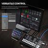 OSEE GoStream Duet 8 ISO 8-channel video switcher with control buttons and display screen for live streaming.