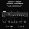 OSEE GoStream Duet 8 ISO video switcher with multi-channel interface and live stream controls on display screen.
