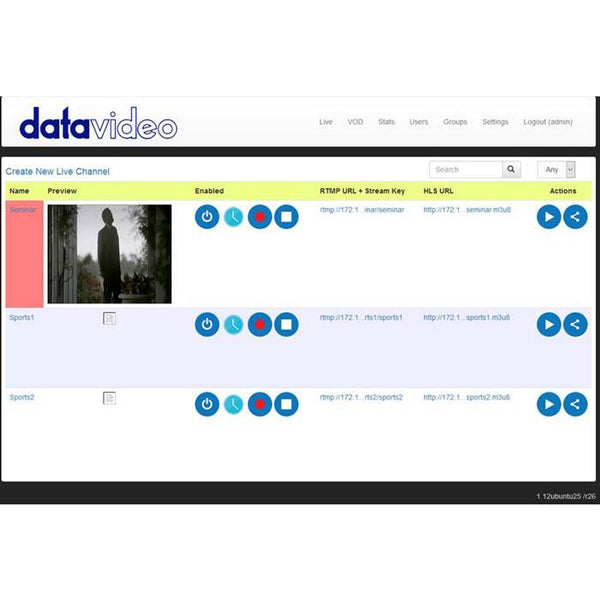 Datavideo DVS-200 Multi-Channel Streaming Server - Coremicro – image 2