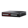 Blackmagic Design Cloud Dock 2 storage device with multiple ports and sleek black finish for professional media workflows.