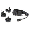 AJA DWP-U-R1 universal power supply for AJA mini-converters, showing the compact power adapter with cable connection.