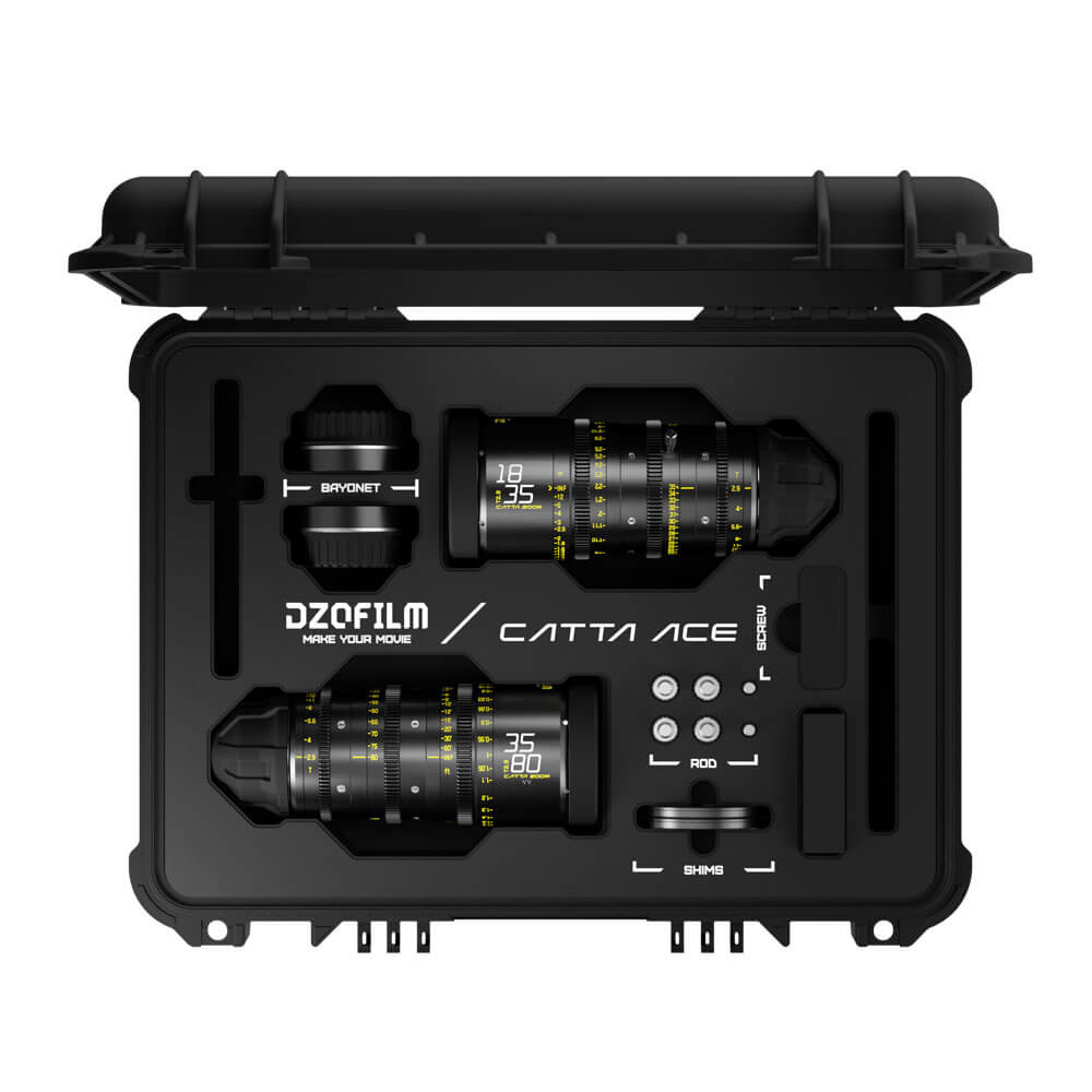 DZOFilm Catta Ace 18-35/35-80mm T2.9 Cine 2-Lens Bundle (PL/EF, Black) - Coremicro – image 1
