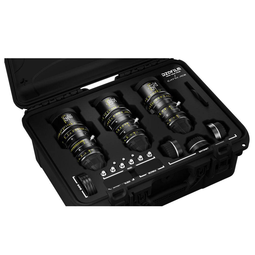 DZOFilm Catta Ace FF 18-35/35-80/70-135mm T2.9 Cine 3-Lens Bundle (PL/EF, Black) - Coremicro – image 5