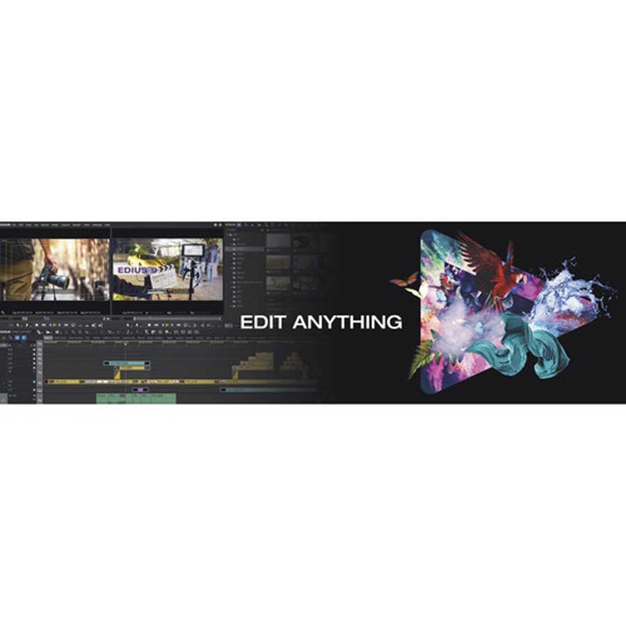 Grass Valley EDIUS PRO 9 Education video editing software download with interface screenshot showing editing timeline and tools. – image 4