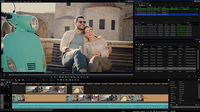 Grass Valley EDIUS X Workgroup upgrade box for video editing, showing product packaging with software branding and upgrade details