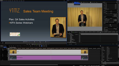 Grass Valley EDIUS X Workgroup upgrade box for video editing, showing software packaging with branding and product details.