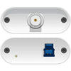 Epiphan AV.io SDI+ USB video capture device showing ports and connection interface for high-quality video recording.