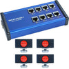 SKAARHOJ 8-Channel Tally Box System with 4 Tally Lights Kit - Coremicro