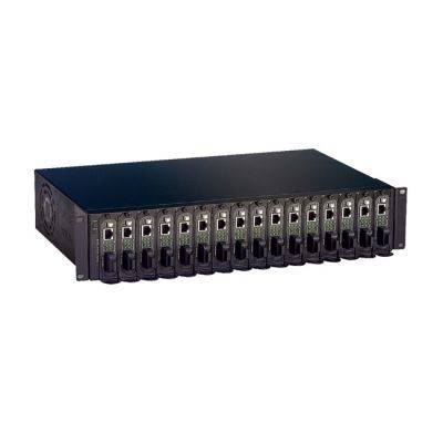 EtherWAN 16-Bay Media Converter and Ethernet Extender Chassis - Coremicro – image 1