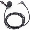 Azden EX505U unidirectional lavalier microphone with 3.5mm mini-jack, designed for clear audio recording and interviews.