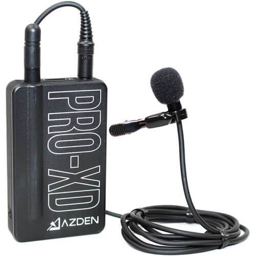 Azden EX-507XD professional lapel microphone with clip, designed for high-quality audio recording and broadcasting. – image 2