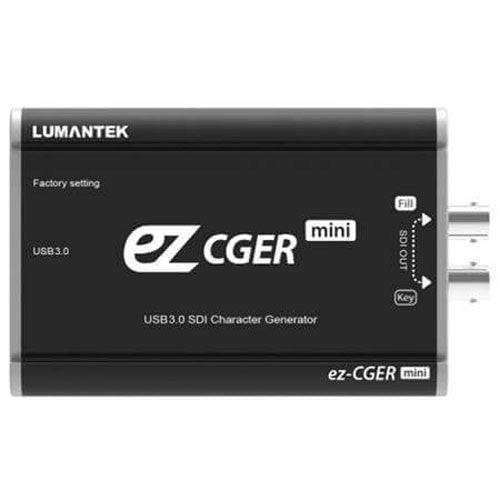 Lumantek EZ-CGER mini Live HD-SDI USB Fill/Key and CG Generator with CGER Software - Coremicro – image 1