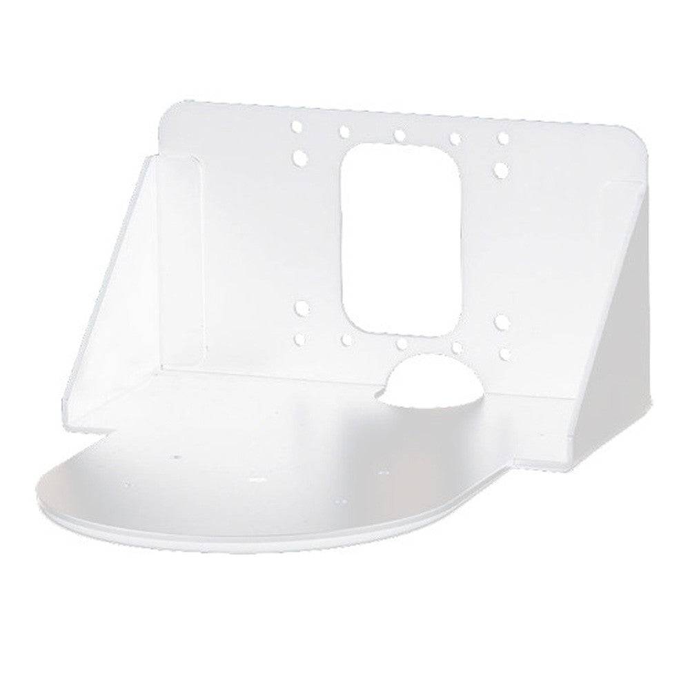 Panasonic white wall mount for AW-UE40 and AW-UE80 PTZ cameras, suitable for secure camera installation. – image 1