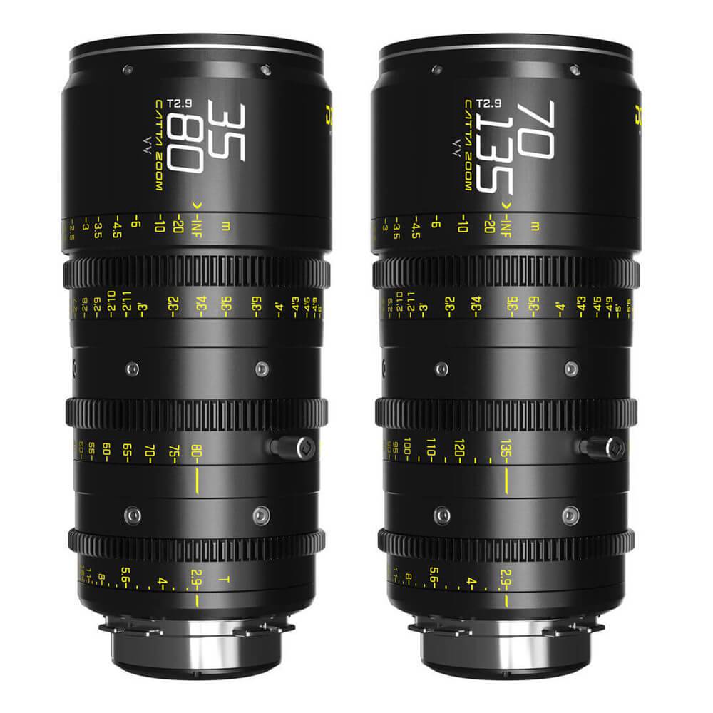 DZOFilm Catta Ace 35-80 & 70-135mm T2.9 PL/EF Cine Lens Bundle - Coremicro – image 1