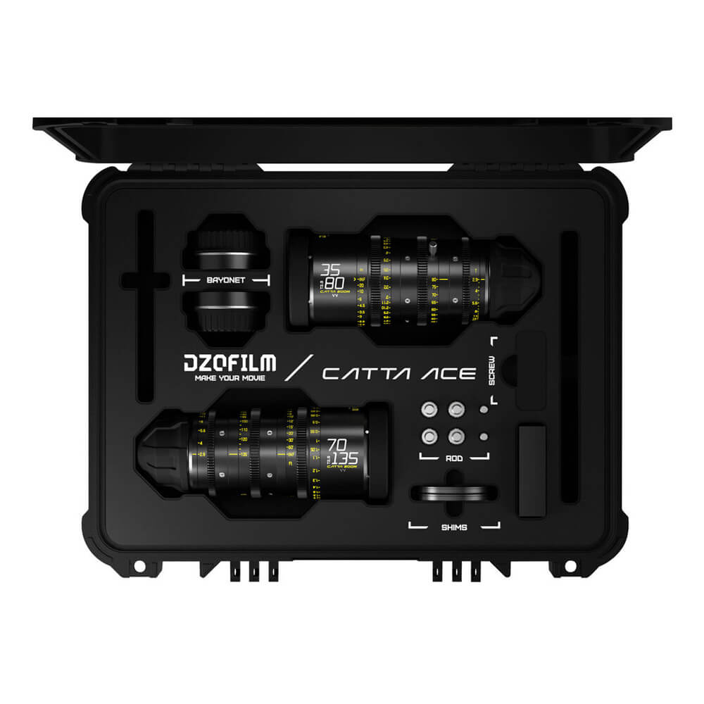 DZOFilm Catta Ace 35-80 & 70-135mm T2.9 PL/EF Cine Lens Bundle - Coremicro – image 2