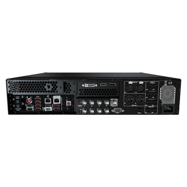 Back view of Vizrt TriCaster 1 Pro rental unit, professional video production equipment for daily or weekly rentals. – image 2