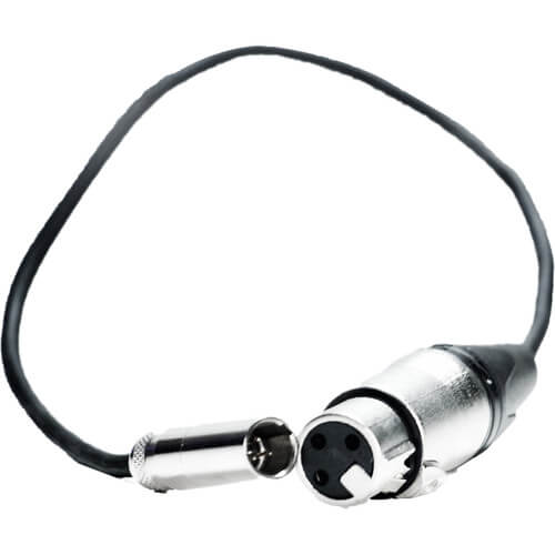 Kondor Blue 16'' Mini XLR Male to XLR Female Audio Cable (2 Pack, Black) - Coremicro – image 1