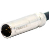 Kondor Blue Mini-XLR Male to XLR Female Cable 2-Pack for BMPCC 6K/4K (Blue, 16") - Coremicro